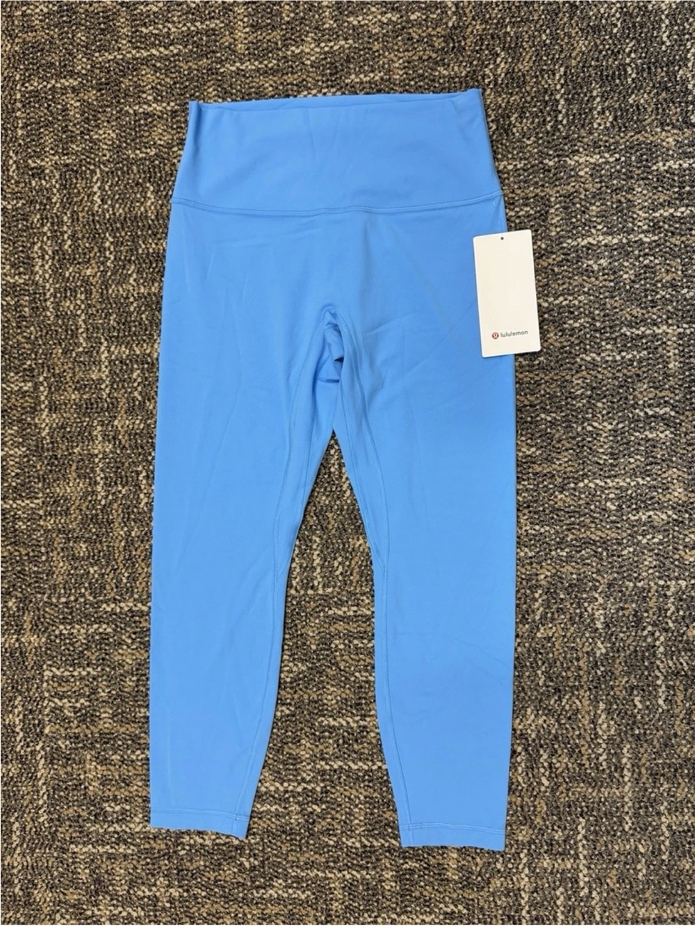 NWT Lululemon Align HR 25" Blue Leggings Nulu Fabric Size 10